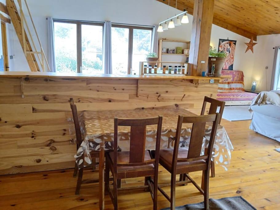 Bright Loft With Mountain And Nature View Sougraigne Εξωτερικό φωτογραφία